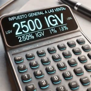 igv de 2500 soles en peru